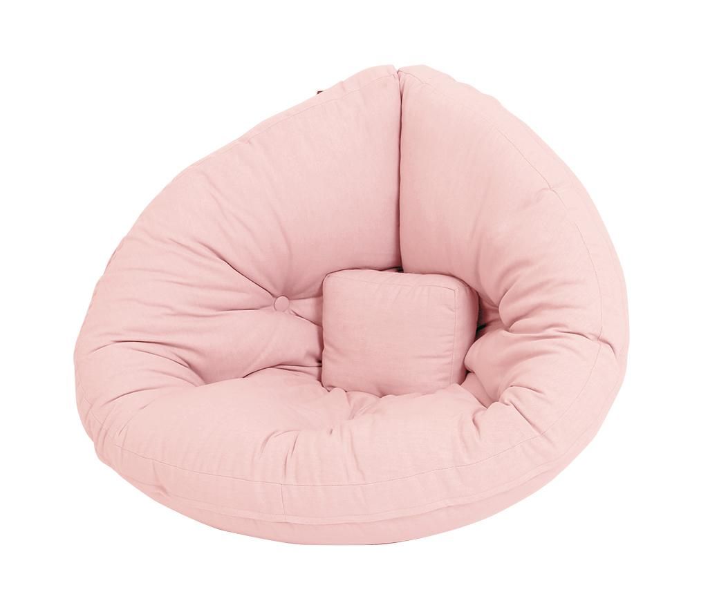 Cuib pentru copii Mini Nido Pink Peonie 75×150 cm – Karup Design, Roz Karup Design